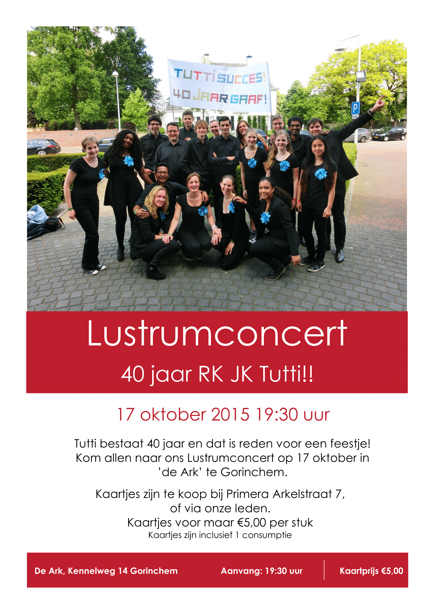 40 jaar Tutti | Lustrumconcert